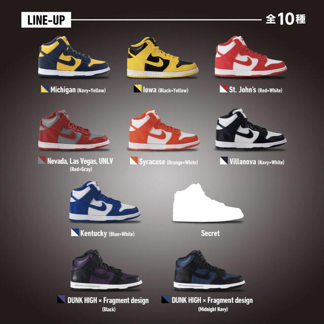 BANDAI(バンダイ)のNIKE DUNK HIGH miniature collection ガシャ エンタメ/ホビーのフィギュア(その他)の商品写真