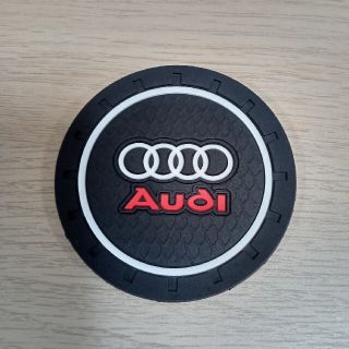 アウディ(AUDI)のアウディ ドリンクホルダー コースター ラバーマット 1枚(車内アクセサリ)