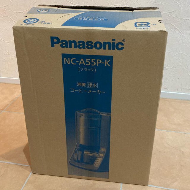 新品 コーヒーメーカー Panasonic NC-A55P-K調理家電