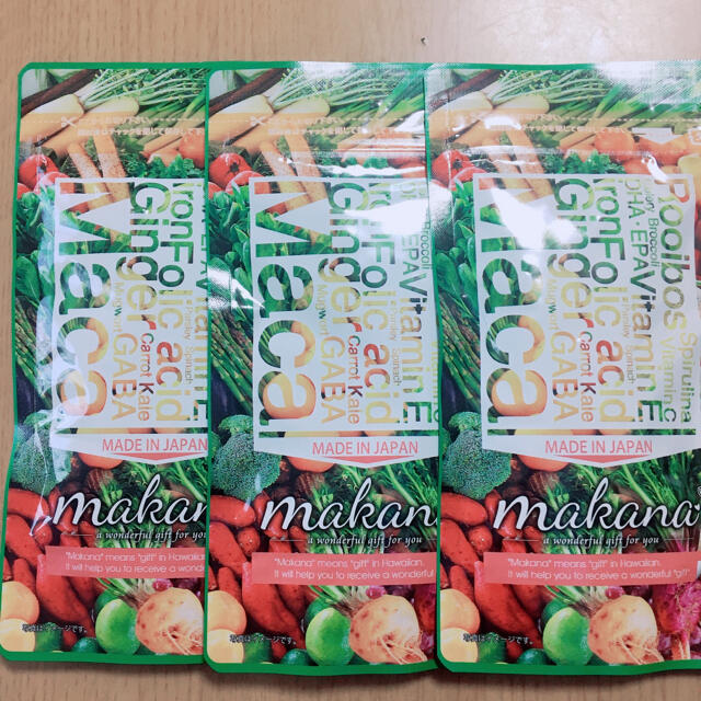 Nakaba マカナ葉酸×3袋 食品/飲料/酒の健康食品(その他)の商品写真