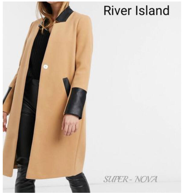 River Island  リバーアイランド　キャメルコート