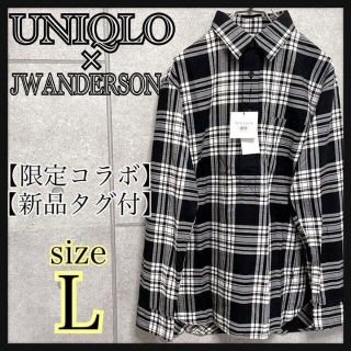 ユニクロ(UNIQLO)の【新品タグ付】UNIQLO×JWANDERSON 　シャツ　チェック ユニクロ(シャツ)