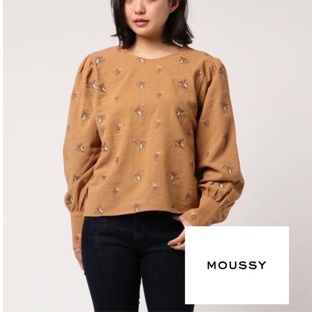 moussy(マウジー)のmoussy 花柄ブラウス　フリーサイズ レディースのトップス(シャツ/ブラウス(長袖/七分))の商品写真