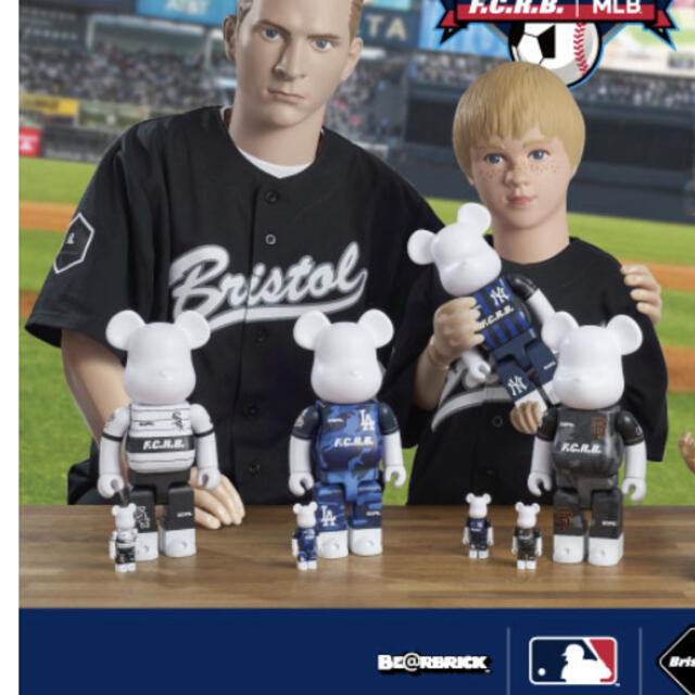 F.C.Real Bristol × MLB BE@RBRICK 4体セット-