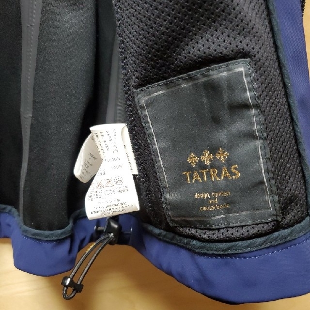 TATRAS(タトラス)のTATRASタトラス　メンズ シングルライダースブルゾンサイズ:01ネイビー メンズのジャケット/アウター(ライダースジャケット)の商品写真