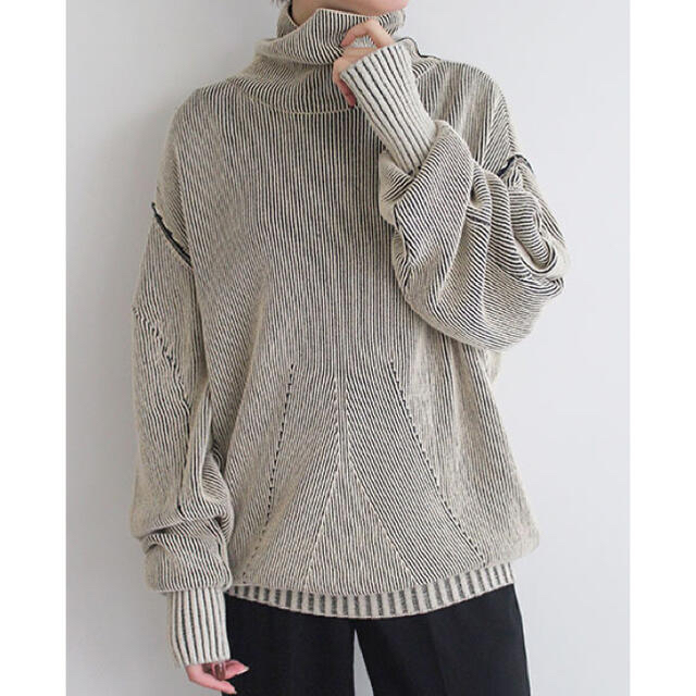 《AKIKO AOKI》Dual Face Knit