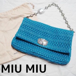 4ページ目 - ミュウミュウ バッグ(ブルー・ネイビー/青色系)の通販 ...