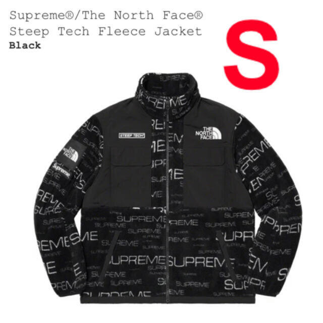 Supreme North Face Steep Tech Fleece 黒S
