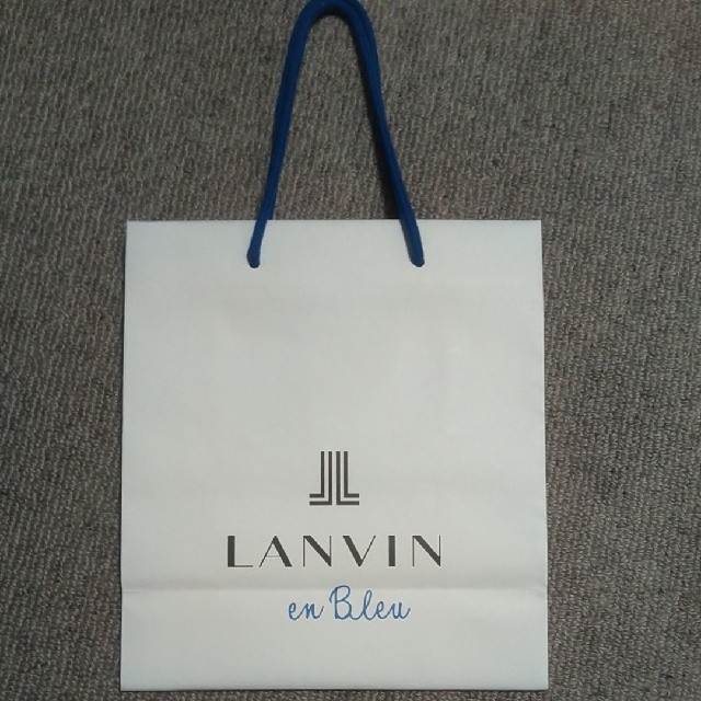 LANVIN en Bleu(ランバンオンブルー)の✨LANVIN en Bleu ランバンオンブルー ショッパー ショップ袋✨ レディースのバッグ(ショップ袋)の商品写真