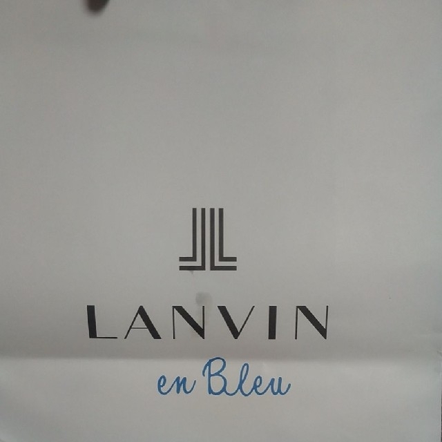 LANVIN en Bleu(ランバンオンブルー)の✨LANVIN en Bleu ランバンオンブルー ショッパー ショップ袋✨ レディースのバッグ(ショップ袋)の商品写真