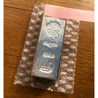 銀インゴット 1kg x 1  石福金属興業(金属工芸)