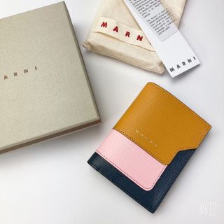 マルニ(Marni)の新品未使用正規品 MARNI マルニ☆バイフォールドウォレット 二つ折り(財布)