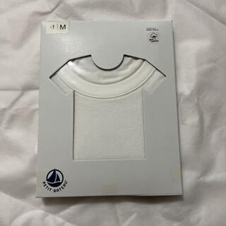 プチバトー(PETIT BATEAU)の完売　PETIT BATEAU  プチバトー　白　Tシャツ(Tシャツ/カットソー(半袖/袖なし))