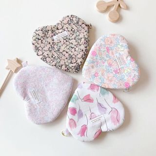 ハート型ポーチ♡ハンドメイド(ポーチ)