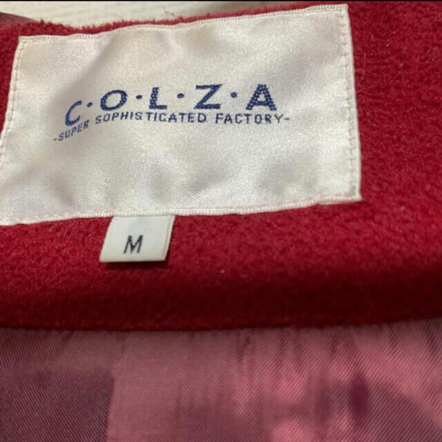 COLZA(コルザ)のcolza 赤ダッフルコート　❤️ Mサイズ レディースのジャケット/アウター(ダッフルコート)の商品写真