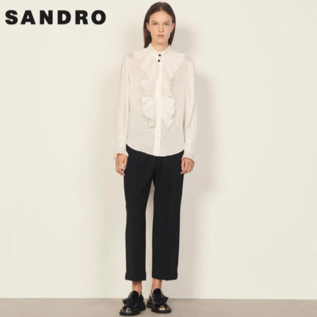 ❤️Sandro2021新作　新品　白ブラウス　綺麗上品