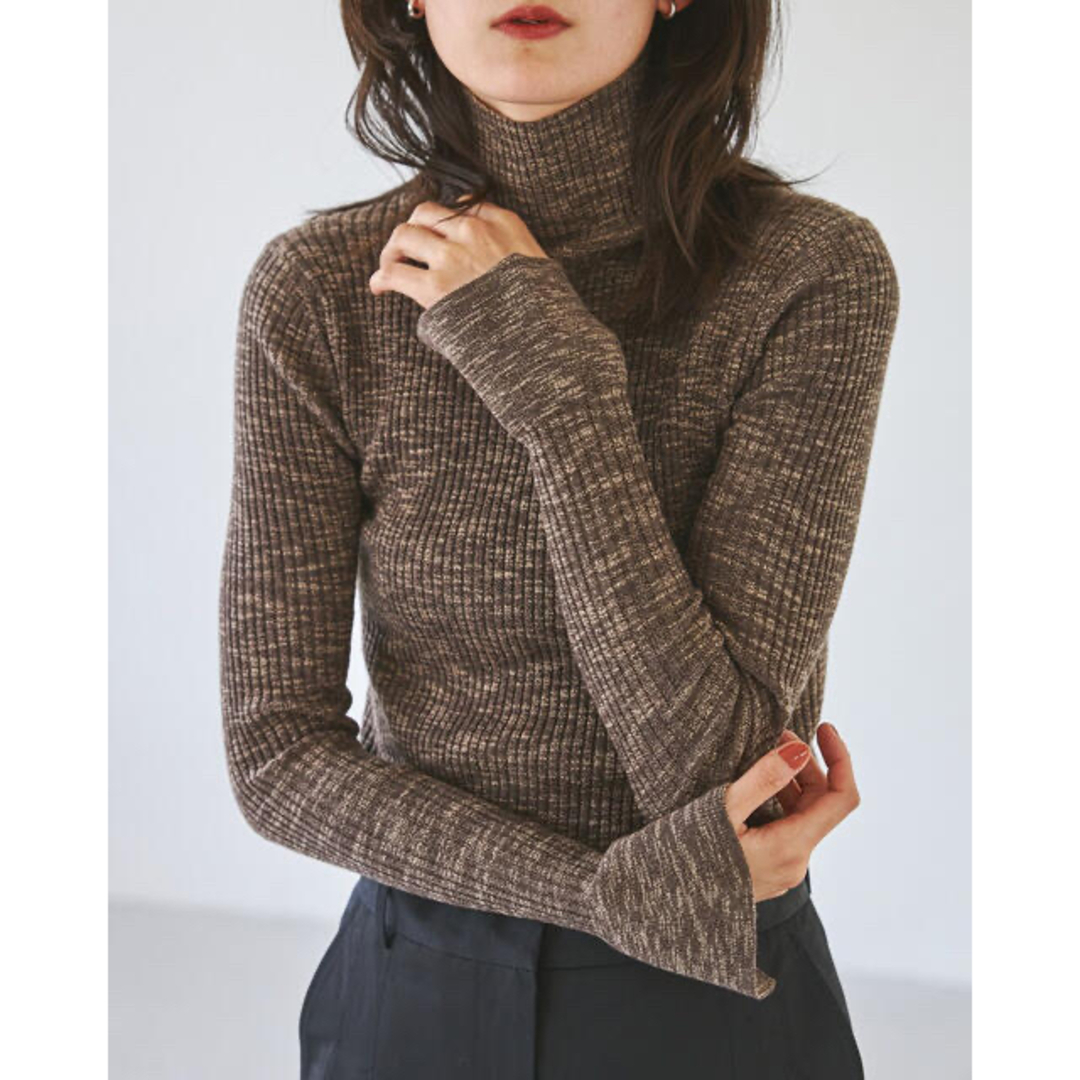 期間限定お値下TODAYFUL Slub Turtle Knit ダークブラウン