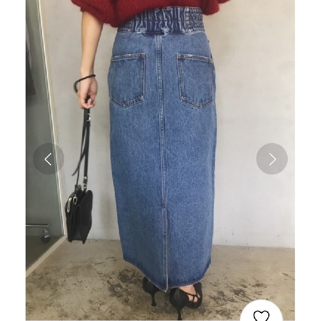 Ameri VINTAGE(アメリヴィンテージ)の【期間限定値下げ】　UNEVENNESS POCKET DENIM SKIRT レディースのスカート(ロングスカート)の商品写真