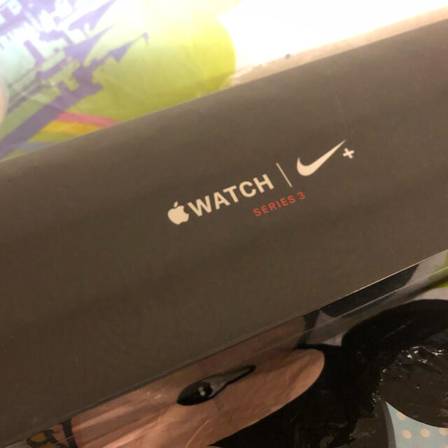 Apple Watch(アップルウォッチ)の【NIKE】Apple Watch series3 38mm SG　未開封 メンズの時計(その他)の商品写真