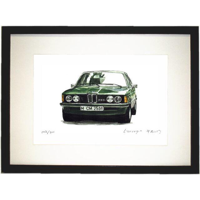 GC-060 BMW 323i E21限定版画サイン有額装済作家平右ヱ門