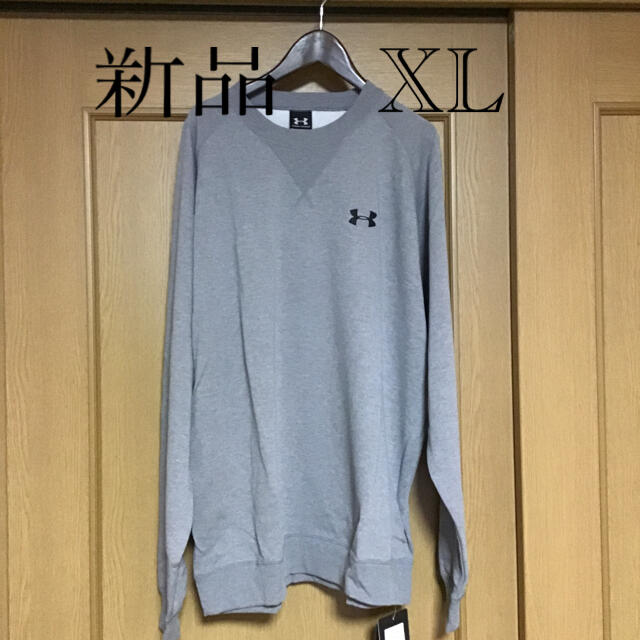 UNDER ARMOUR(アンダーアーマー)のアンダーアーマースエット　新品タグ付き　XL  グレー メンズのトップス(スウェット)の商品写真