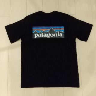 パタゴニア(patagonia)の１度着用のみ美品♪パタゴニア♪patagonia♪黒Tｼｬﾂブラック♪Sサイズ(Tシャツ(半袖/袖なし))