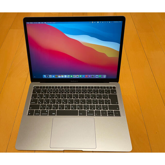 MacBook Air2018 スペースグレーAppleCare付キーボード新品PC/タブレット