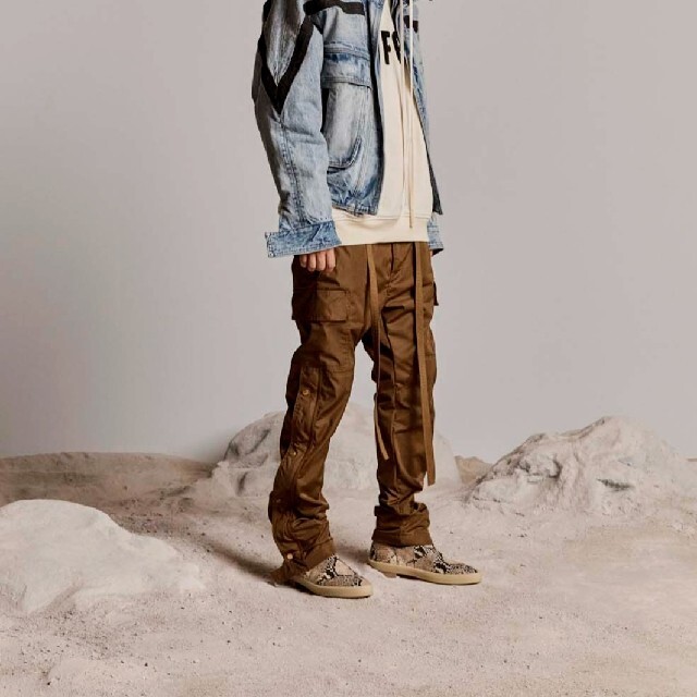 最愛 FEAR - GOD OF FEAR OF PANTS SNAP CARGO NYLON 6th GOD ワーク