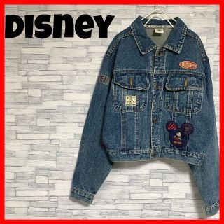 ディズニー(Disney)のヴィンテージ 90s mickey ミッキー Gジャン デニムジャケット(Gジャン/デニムジャケット)