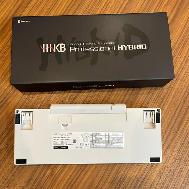 富士通(フジツウ)の【保証書有】HHKB HYBRID types 日本語配列（白） スマホ/家電/カメラのPC/タブレット(PC周辺機器)の商品写真