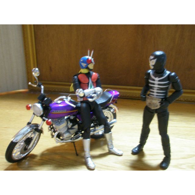BANDAI - キャラウィール ショッカーオートバイ＋ハカイダーの