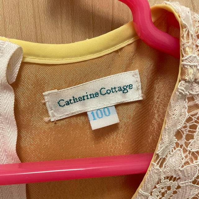 Catherine Cottage(キャサリンコテージ)のドレス✳︎100✳︎キャサリンコテージ✳︎結婚式✳︎イエロー✳︎女の子ドレス キッズ/ベビー/マタニティのキッズ服女の子用(90cm~)(ドレス/フォーマル)の商品写真