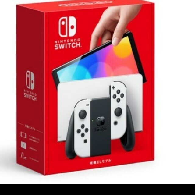 Nintendo Switch(ニンテンドースイッチ)の 未使用品　ニンテンドーSWITCH本体有機ELモデル・ホワイト エンタメ/ホビーのゲームソフト/ゲーム機本体(家庭用ゲーム機本体)の商品写真