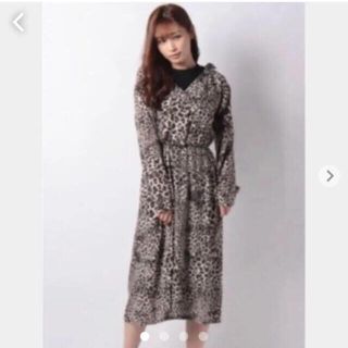 セシルマクビー(CECIL McBEE)の☆CECIL McBEE  ヒョウ柄ワンピース 新品☆(ロングワンピース/マキシワンピース)