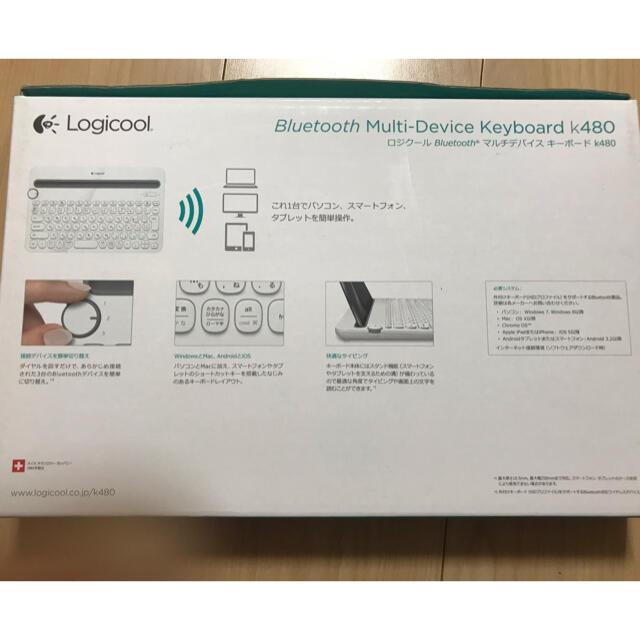 レッド系 Logicool キーボード K480WH - 通販 - happyhead.in