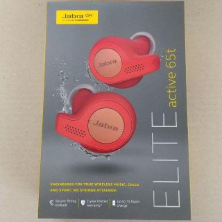 Jabra Elite Active 65t  赤 国内正規品(ヘッドフォン/イヤフォン)