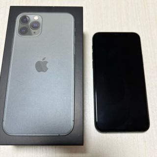 アイフォーン(iPhone)のiPhone11Pro 64GB ミッドナイトグリーン(スマートフォン本体)