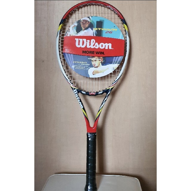 wilson(ウィルソン)のテニス ウィルソン Wilson STeam 26 ジュニアラケット ケース付き スポーツ/アウトドアのテニス(ラケット)の商品写真