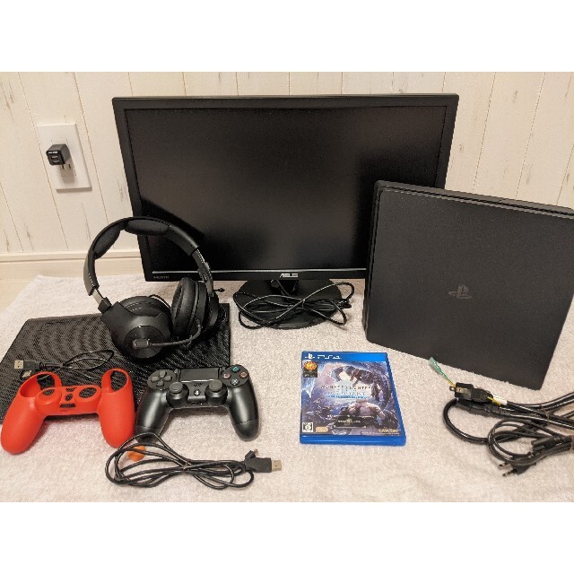 PlayStation4 CUH-2000本体 コントローラー ソフト モニター-