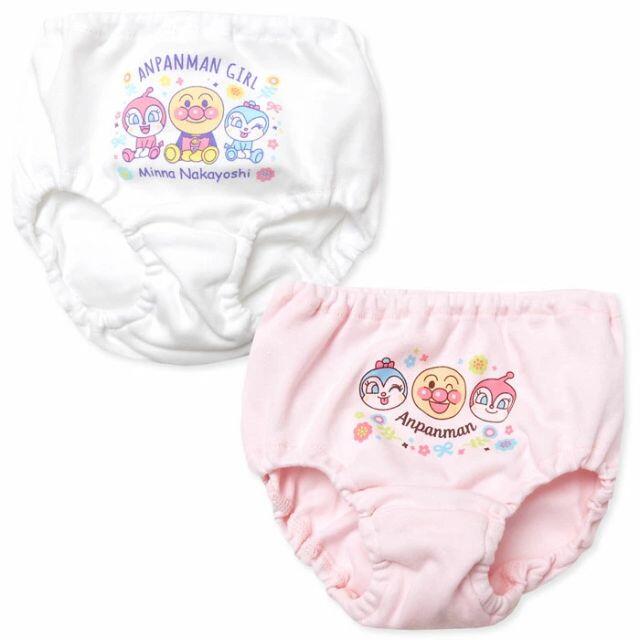 アンパンマン(アンパンマン)の新品　100cm　アンパンマン　2021タイプ女の子ショーツ　2枚組 キッズ/ベビー/マタニティのキッズ服女の子用(90cm~)(下着)の商品写真