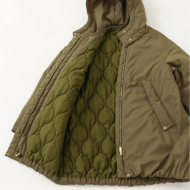 Deuxieme Classe Lining フードコート カーキ | sociedadsostenible.co