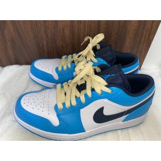 ナイキ(NIKE)のNIKE AIR JORDAN 1 LOW "UNIVERSITY BLUE"(スニーカー)