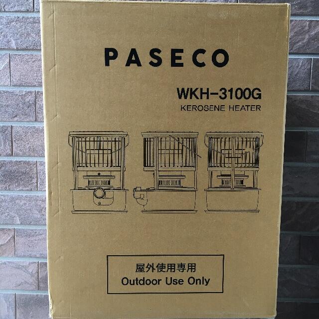 PASECO(パセコ) 対流形石油ストーブ WKH-3100G ブラック 黒 PASECO(パセコ) 対流形石油ストーブ WKH-3100G ブラック 黒