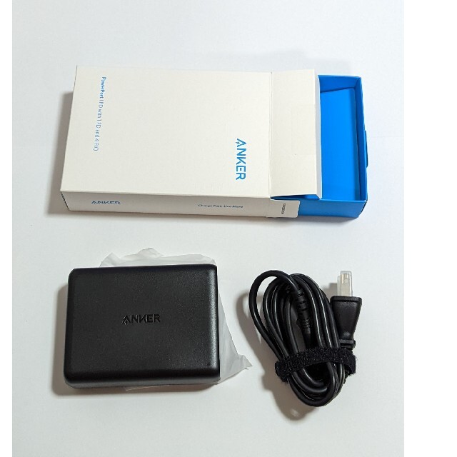 Anker PowerPort I PD - 1 PD & 4 PowerIQ スマホ/家電/カメラのスマートフォン/携帯電話(バッテリー/充電器)の商品写真