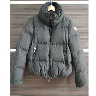 美品☆ MONCLER モンクレール ショート ダウン ウール ロロ・ピアーナ