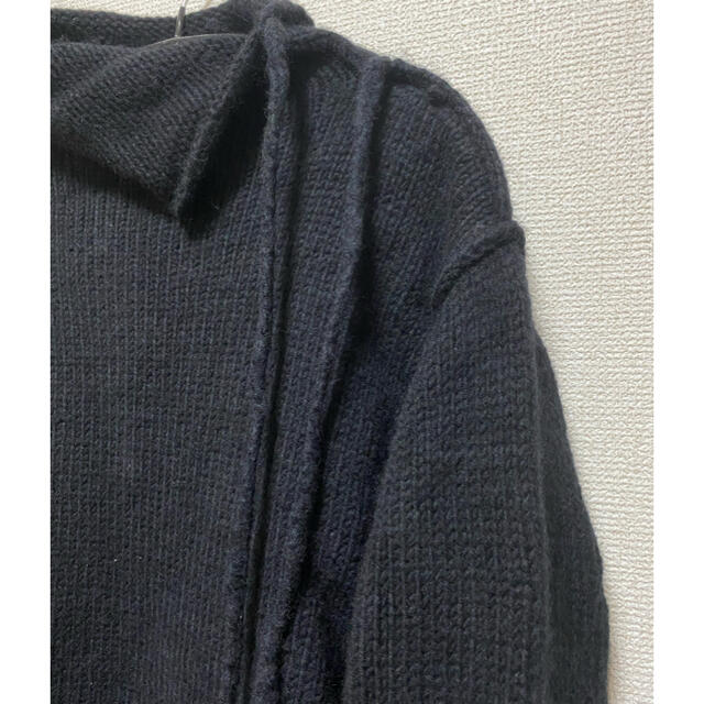 B yohji yamamoto ハイネックウールセーター