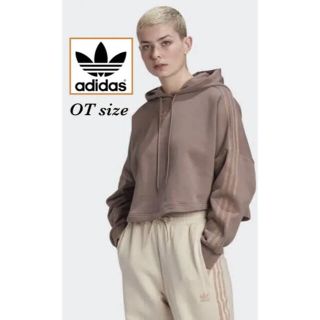 アディダス(adidas)のアディダス オリジナルス Cropped Hood パーカー　OT(XL)(パーカー)