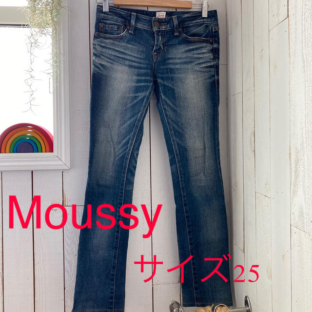 moussy(マウジー)のmoussy デニム ジーンズ レディースのパンツ(デニム/ジーンズ)の商品写真