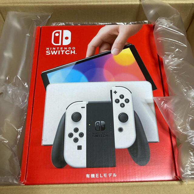 Nintendo Switch(ニンテンドースイッチ)のNintendo Switch【有機ELモデル】 ホワイト　ニンテンドースイッチ エンタメ/ホビーのゲームソフト/ゲーム機本体(家庭用ゲーム機本体)の商品写真