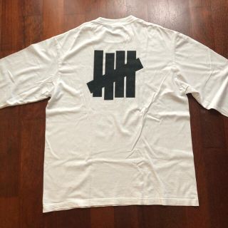 アンディフィーテッド(UNDEFEATED)のUNDEFEATED アンディフィーテッド　ロンt ホワイト　Lサイズ(Tシャツ/カットソー(七分/長袖))